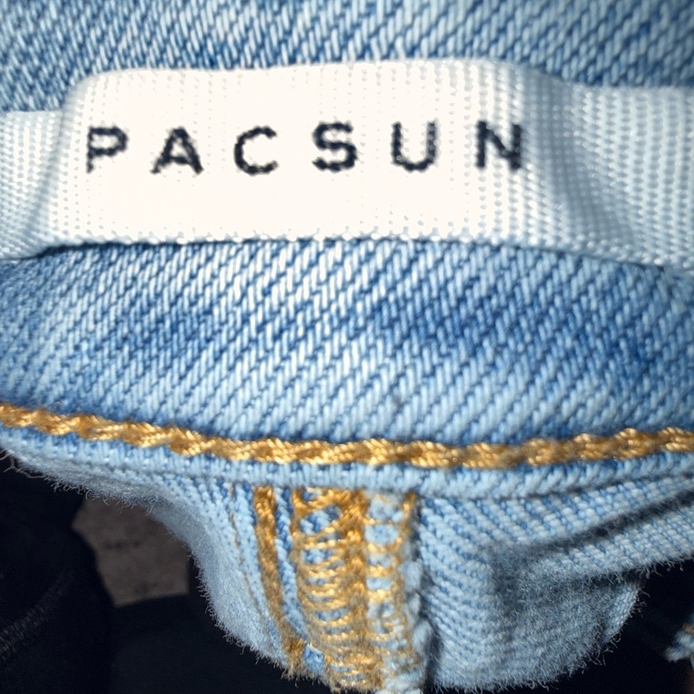 PacSun Light Blue Distressed Skinny Jeans - Picture 3 of 4